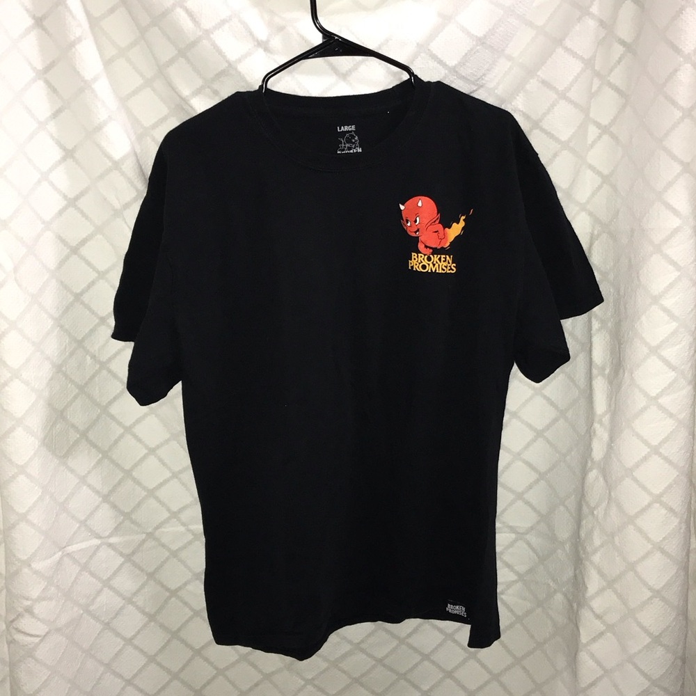 Broken Promises Black Graphic Tee
